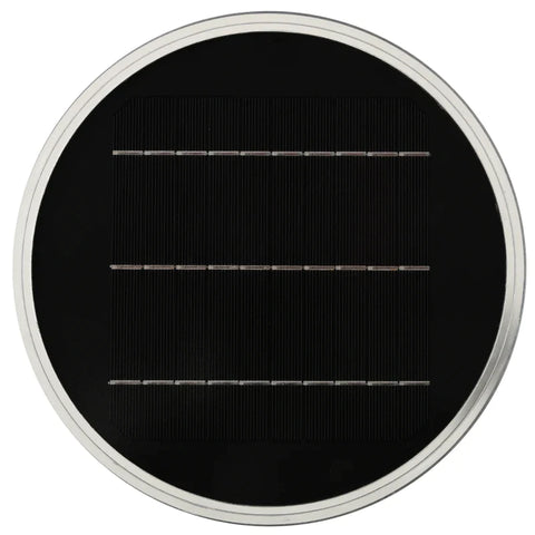 Rootz Garden Lamp Post Light - Garden Light - With Solar Panel - Aluminum - PC - Black - 23.5cm x 60cm