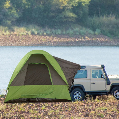 Rootz Tent - Camping Tent - Travel Tent - Car Tent - Sun Protection - Glass Fiber - Green - L300 x W300 x H230 cm