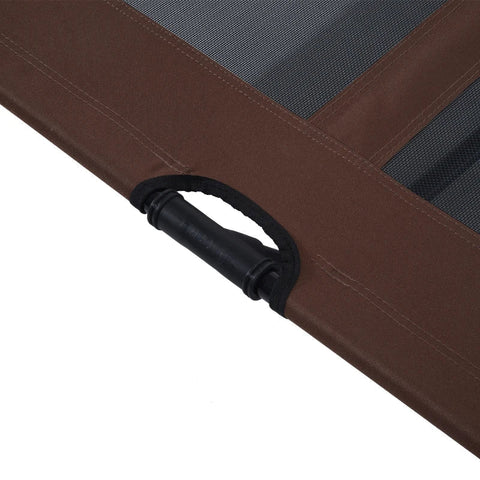 Rootz Dog Bed - Sofa Pet Bed - Cat Bed - Outdoor Dog Sleeping Place - Pet Bed - Brown/black - 91.5lx76.2wx18h Cm