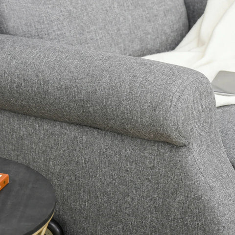 Rootz Stand-up Chair - TV Chair - Riser Chair - Electric Stand-up Chair - Electric Reclining Tv Chair - Remote Control TV Recliner - Stand-up Aid Armchair - Gray - 72.5 x 94 x 109cm