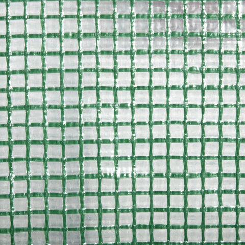 Rootz Greenhouse - Mini Greenhouse - Cultivation Greenhouse - With Foil Cover - And 4 Shelves - Shelves Rolling Door - Vegetable Bed - Green - 69 x 49 x 158 cm