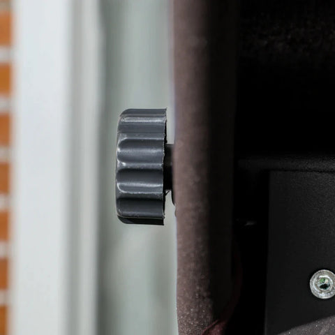 Rootz 3-person Porch Swing - Garden Swing - Adjustable Sun Canopy - Up To 270 Kg - Brown - 198 x 118 x 168 cm