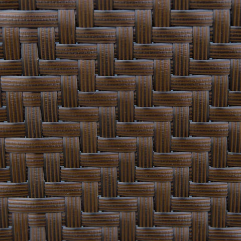 Rootz Sonnenliege – Klappbarer Loungesessel – Rattanliege – PE-Rattan – Stahl – Braun + Schwarz – 58L x 71B x 111H cm