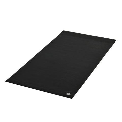 Rootz Mat - Floor Protection Mat - Sports Mat For Fitness - Equipment Protective Mat - Black - 180 cm x 90 cm x 0.6 cm