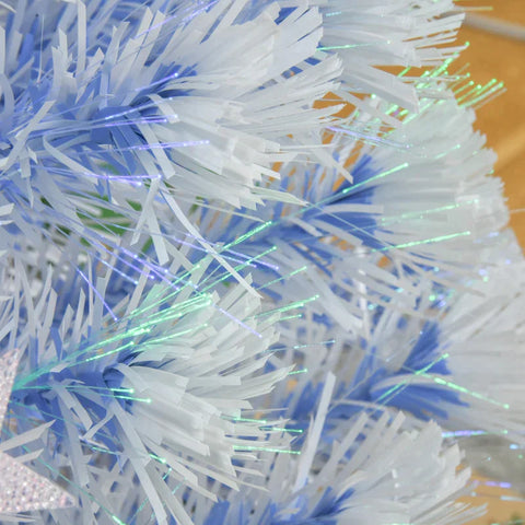 Rootz Christmas Tree - Artificial Christmas Tree - Christmas Decoration - White/Blue - 60cm x 60cm x 120cm