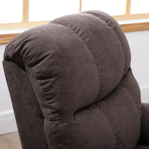 Rootz Massage Chair - Stand-up Aid - Relaxation Chair - Easy Charging - Including Remote Control - Multi-layer Board - Usb Interface - Brown - 83L x 95W x 105H cm