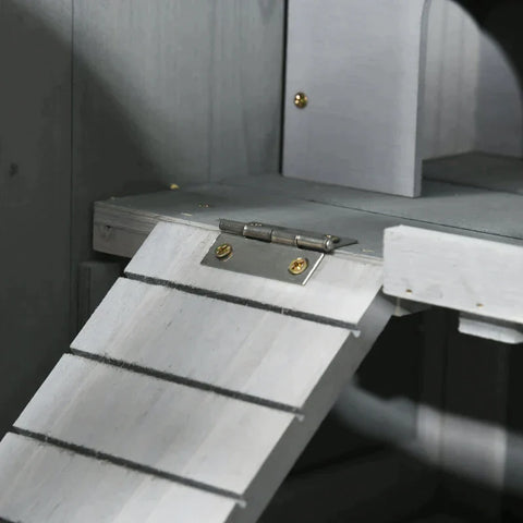 Rootz Knaagdierkooi - Knaagdierenhok - Hamsterkooi - 3-Tier Houten Kooi - 99 cm x 50 cm x 69 cm