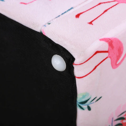 Rootz Kinderfauteuil - Kinderkamerbank - Kinderbank - Minibank - Fauteuil voor 3-6 jaar - Polyester - Roze - 50 x 39 x 44 cm