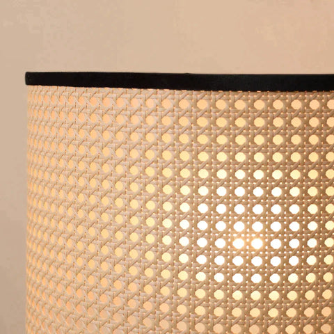 Rootz Floor Lamp - Tripod Floor Lamp - Modern Floor Lamp With E27 Socket - Wooden Base For Bedroom Office Living Room - Black + Gold - 45 x 45 x 147 cm