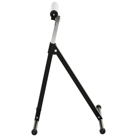 Rootz Roller Stand - Roller Support - Adjustable Roller Stand - Auxiliary Stand - Support Stand - Metal - Black - 44 X 50 X 68-110 cm