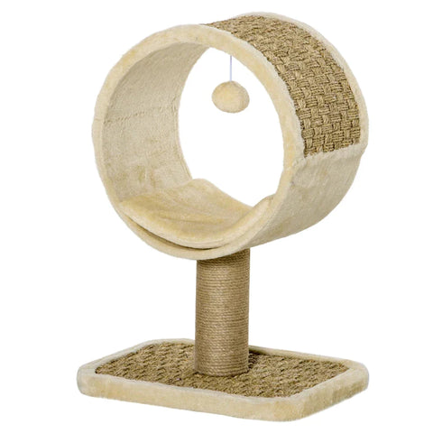 Rootz Scratching Post - Cat Tree - Cat Bed - Cat Scratching - Cat Play Trunk - Cat Climbing Tree - 40 x 30 x 56 cm
