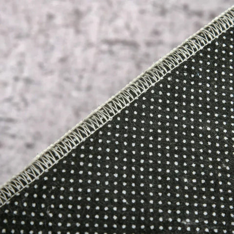 Rootz Carpet - Rug - Rug Pad - With Geometric Shapes - Fleece Coating - Dark Gray/Light Gray - 230 cm x160 cm x 0.6 cm