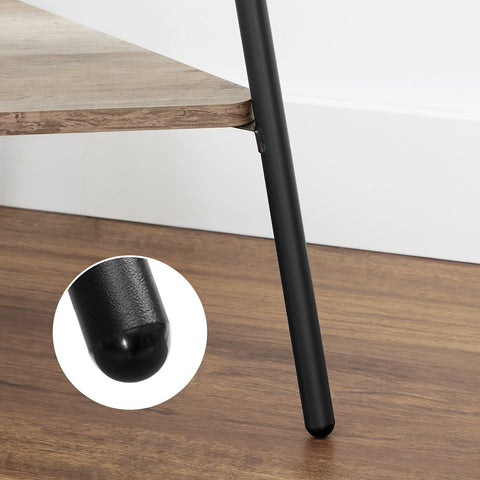 Rootz Kapstok - Kapstok - Kapstok - Kapstok in Boomvorm - Staande Kapstok - Spaanplaat/Staal - Greige Zwart - 49,5 x 49,5 x 179 cm