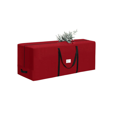 Rootz Aufbewahrungstasche – Aufbewahrungstasche für Weihnachtsbaum – Weihnachtstasche – platzsparende Tasche – 600D Oxford-Gewebe – Rot – 164 x 38 x 76 cm (L x B x H)