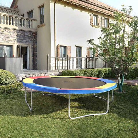Rootz Edge Cover - Trampoline Edge Cover - Trampoline Safety Pad - Trampoline Padding - Trampoline Frame Cover - Rood+Geel+Blauw - Ø 305 cm