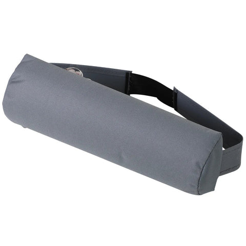 Rootz Sonnenliege – Gartenliege – Entspannungsliege – faltbare Strandliege – Metall + Oxford-Stoff – Grau