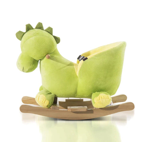 Rootz Rocking Animal - Children's Rocking Dragon Toy - Rocking Dragon - Children - Green - 60x33x45cm