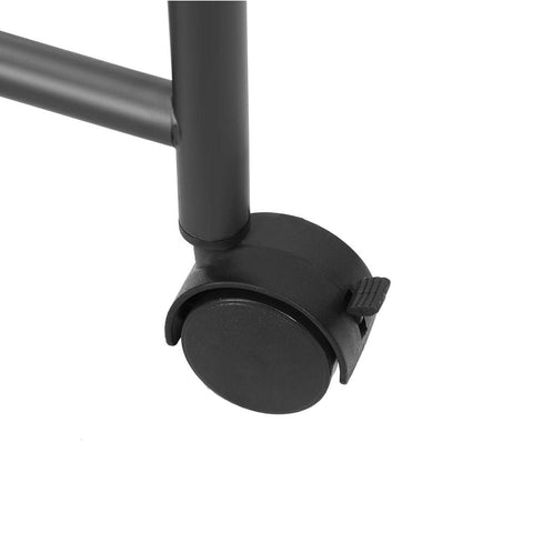 Rootz Laundry Basket On Wheels - 4 Pockets - Laundry Hamper - 4 Removable Fabric Bags - Rolling Laundry Hamper - 4-section Laundry Cart - 600D Polyester - Gray - 87.5 x 38.5 x (67-81) cm (L x W x H)