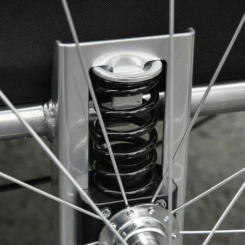 Rootz Dog Trailer - Jogger Function - Bicycle Trailer - Steel - White/Black