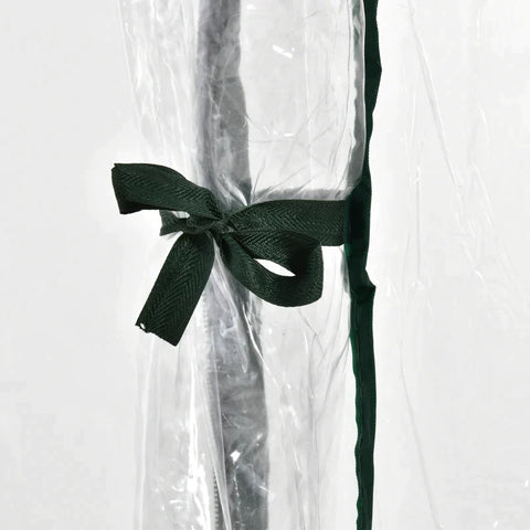 Rootz Foil Greenhouse - Tomato Greenhouse - Greenhouse Cold Frame - PVC Greenhouse - White Steel - 180 X 100 X 168cm