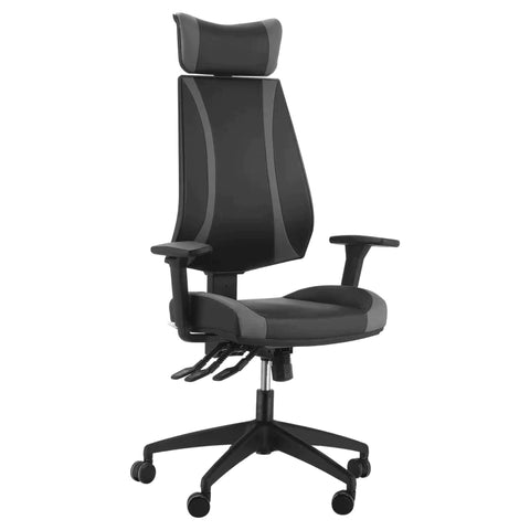 Rootz Office Chair - Gaming Chair - Swivel Chair - Black - 66 cm x 66 cm x 133 cm