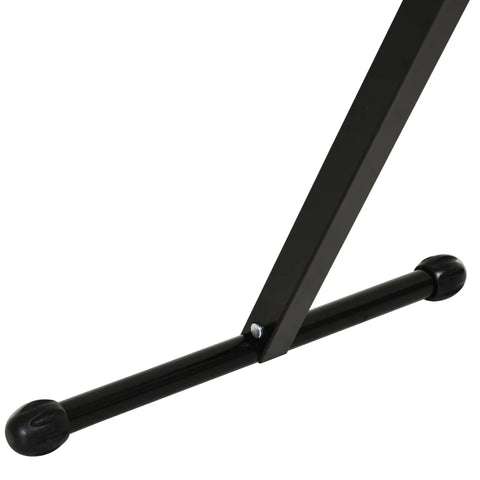 Rootz Roller Stand - Roller Support - Adjustable Roller Stand - Auxiliary Stand - Support Stand - Metal - Black - 44 X 50 X 68-110 cm