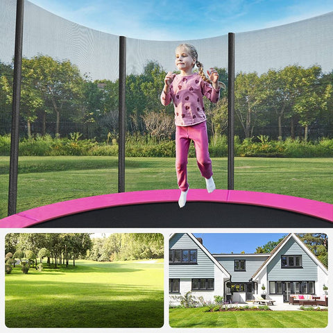 Rootz Trampoline - Outdoor Trampoline - Kids Trampoline - Mini Trampoline - Trampoline Park - Jumping Trampoline - Black/Green