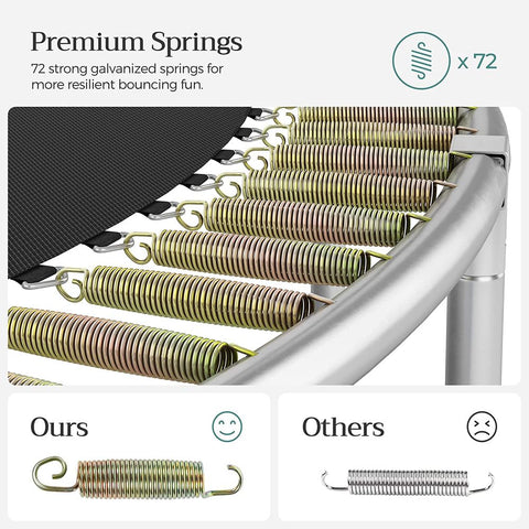 Rootz Trampoline - Outdoor Trampoline - Kids Trampoline - Mini Trampoline - Trampoline Park - Jumping Trampoline - Black/Green