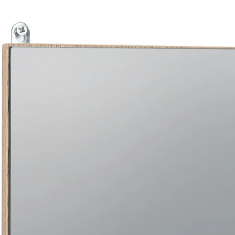 Rootz Mirror cabinet - Bathroom mirror - Wall cabinet - Wall cabinet - Multifunctional - 2 Storage compartments - Processed Wood - MDF - Gray - Natural