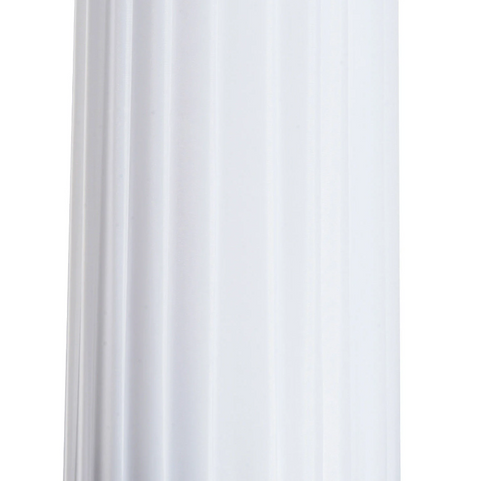 Rootz Vloerlamp - Staande Lamp - Woonkamerlamp - RVS - E27 - Wit - 40W - Antislip - 15 x 15 x 120 cm