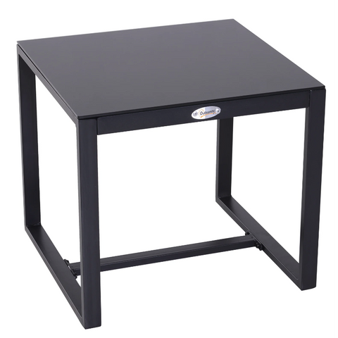 Rootz Garden Set - Seating Group - 2 Chairs - 1 Table - 3-part - Cushions - Polyrattan - Black