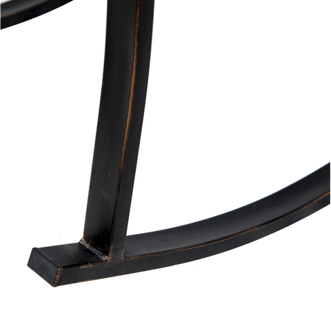 Rootz Rocking Chair - Garden Chair - Metal - Bronze - Antique - Steel - Cast Iron - Ergonomic - 60 x 73 x 85 cm