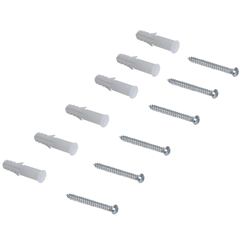 Rootz Wall Shelves - Set Of 3 - Hanging Shelf - Storage Space - Three Compartments - MDF - Water Resistant - White - Three Dimensions