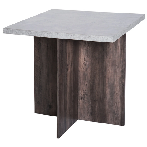 Rootz Garden Set - Dining Table - Stools - 4 Stools - Square Table - Bruimnm - Gray - Upholstered - Storage Space - 80 x 80 c,