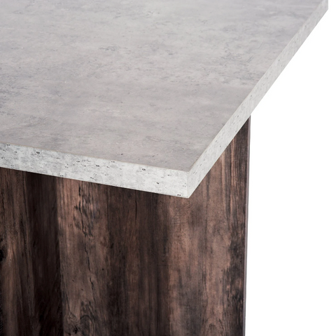 Rootz Garden Set - Dining Table - Stools - 4 Stools - Square Table - Bruimnm - Gray - Upholstered - Storage Space - 80 x 80 c,