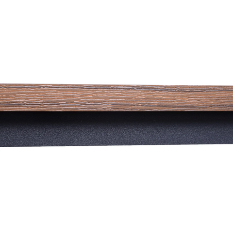 Rootz Salontafel - Salontafel - Bijzettafel - Opbergrek - Metaal - MDF - Bruin - Zwart - 106 x 60 x 45 cm 