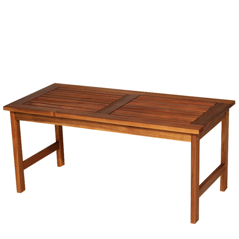 Rootz Lounge Set - Garden Set - 4 Furniture - 1 Sofa - 2 Chairs - 1 Table - 3-4 People - Brown - Cushions - Acacia Wood -