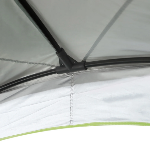 Rootz Party tent - Garden pavilion - Pavilion - Sun protection - Weatherproof - Polyester - Cream - White - Blue 4 x 4 x 2.5 m