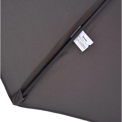 Rootz Parasol - Market Parasol - Large Parasol - Double Parasol - Water-repellent - Polyester - Green/Cream/Grey/Coffee/Black/Red - L460 x W270 x H240 cm