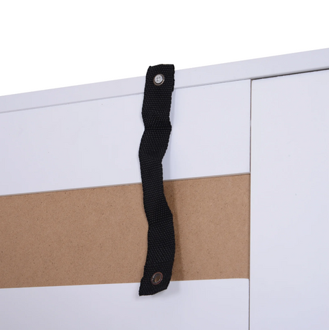 Rootz Garderobenset – Garderobe – 4 Haken – Bank – Stauraum – MDF – Weiß – 80 x 40 x 180 cm 