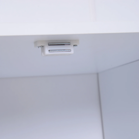 Rootz Garderobenset – Garderobe – 4 Haken – Bank – Stauraum – MDF – Weiß – 80 x 40 x 180 cm 