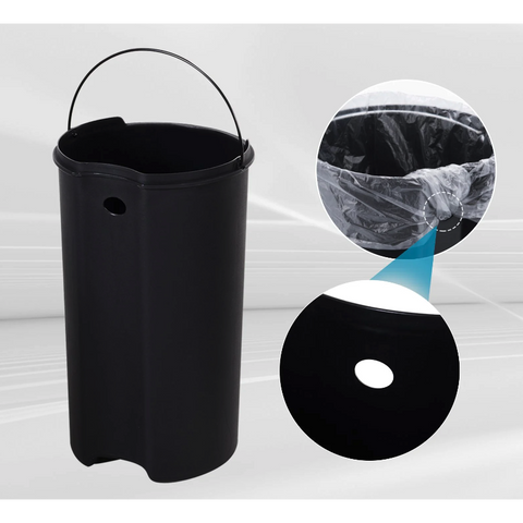 Rootz Prullenbak - Pedaalemmer - 12 L - Binnenemmer - Soft Close - RVS - 30,8 x 48,7 cm - Zilver