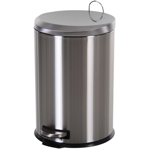 Rootz Prullenbak - Pedaalemmer - 20/30 L - Binnenemmer - Soft Close - RVS - Zilver