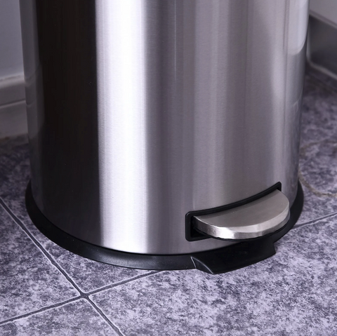 Rootz Prullenbak - Pedaalemmer - 20/30 L - Binnenemmer - Soft Close - RVS - Zilver