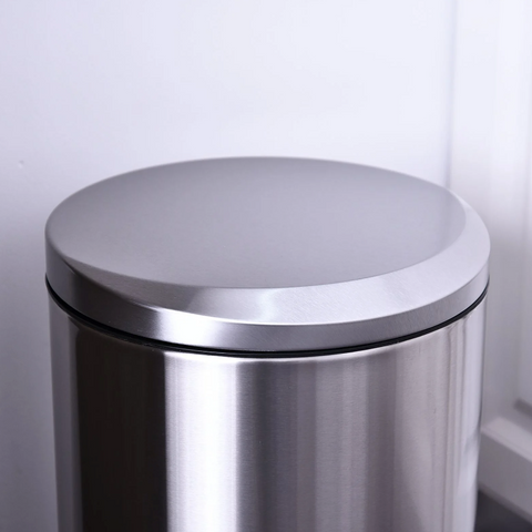 Rootz Prullenbak - Pedaalemmer - 20/30 L - Binnenemmer - Soft Close - RVS - Zilver