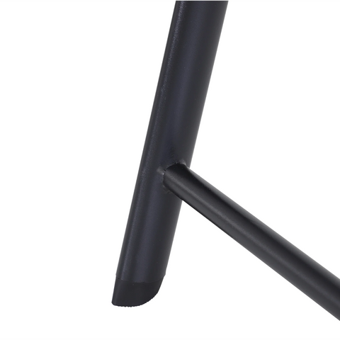 Rootz Gartenstühle – Klappstühle – 2er-Set – Armlehnen – Campingstuhl – Metall – Schwarz – 58 x 64 x 94 cm