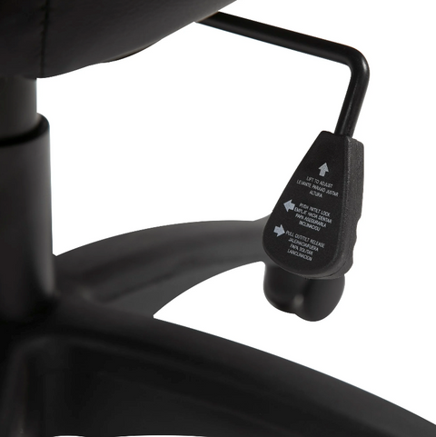 Rootz Game Stuhl - Bürostuhl - Gaming - Verstellbare Armlehne - Kunstleder - Ergonomisch - Rot - Schwarz - 62 x 63 x 105-114 cm