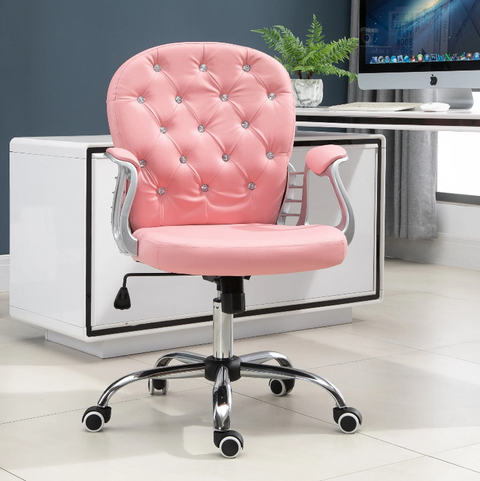 Rootz Office chair - Executive chair - Swivel chair - PU - Foam - Tilting mechanism - 59.5 x 60.5 x 95-105 cm