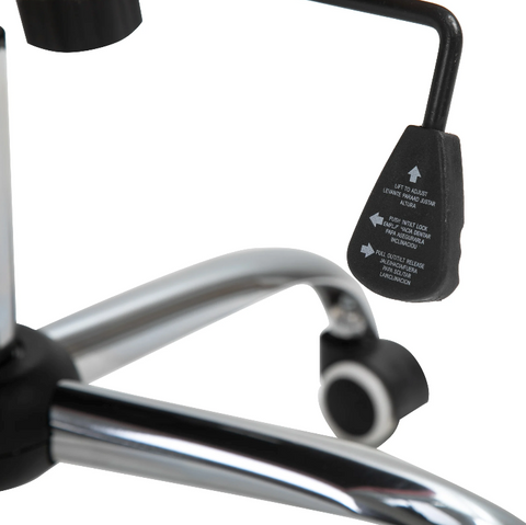 Rootz Office chair - Executive chair - Swivel chair - PU - Foam - Tilting mechanism - 59.5 x 60.5 x 95-105 cm