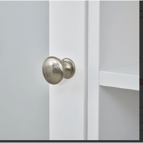 Rootz Muscilteo Mirror cabinet - Bathroom cabinet - Upper cabinet - Open compartments - Storage space - White - MDF - 60 x 18 x 63 cm